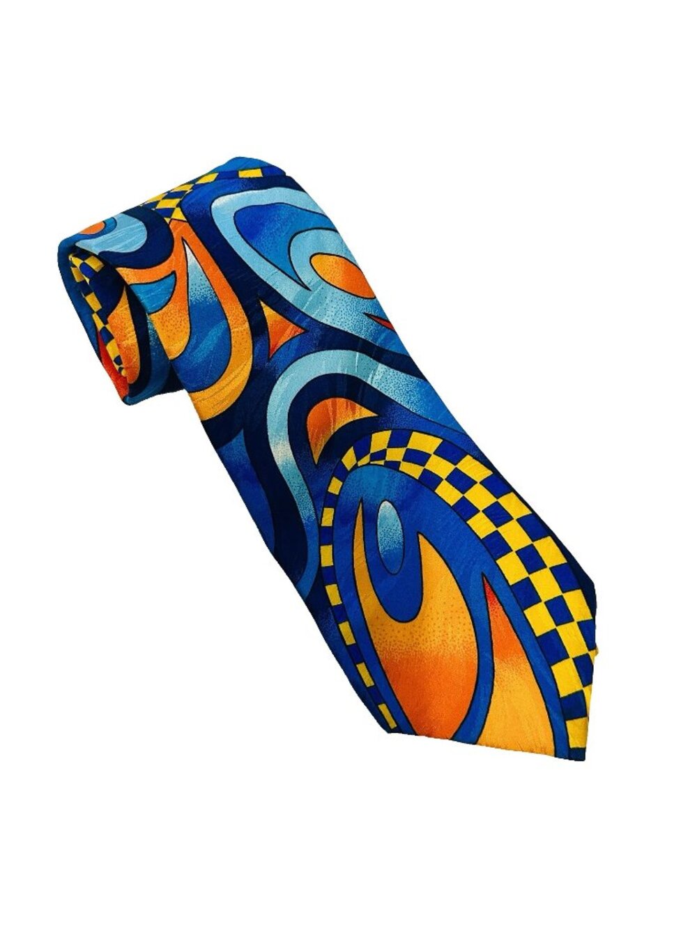 Rush Limbaugh No Boundaries Collection Silk Mens Neck Tie Psychedelic 58" x 4"
